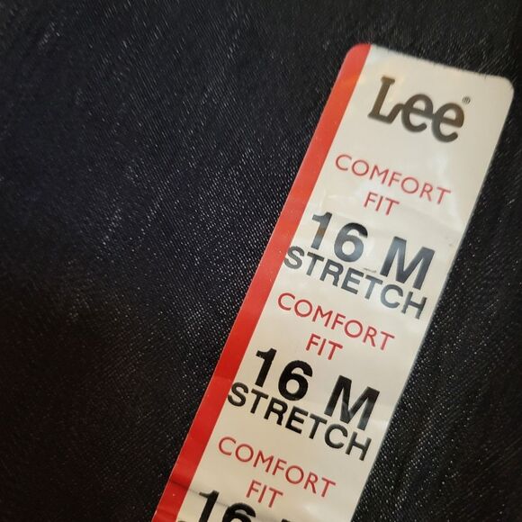 NEW LEE 16 stretch COMFORT FIT STRAIGHT LEG DENIM TROUSERS JEANS 1X NWT - Picture 3 of 9